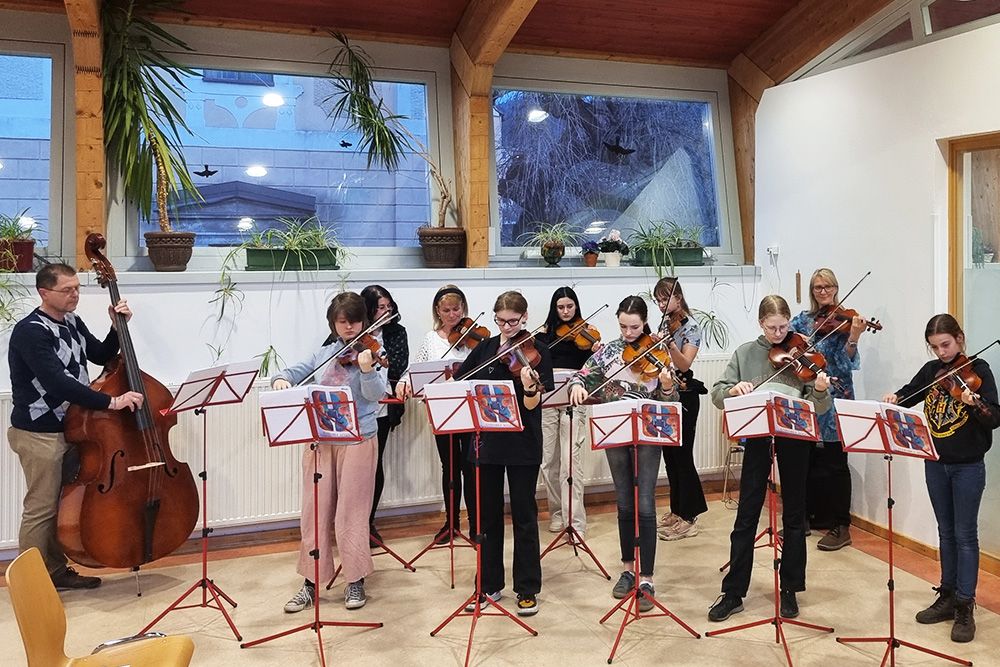 Violin-Ensemble im Jakobiheim