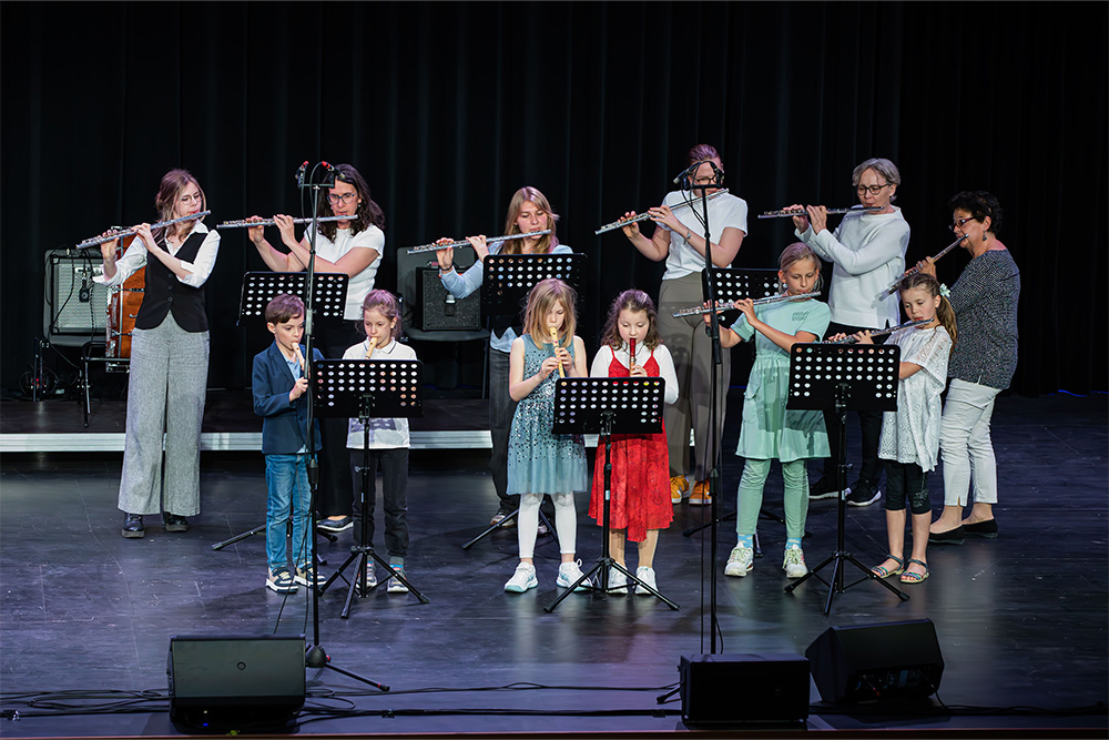 Gruppenbild Querflötenensemble
