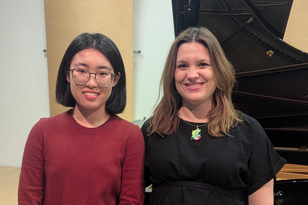 Kexin Chen mit Sandra Cepin Trobas